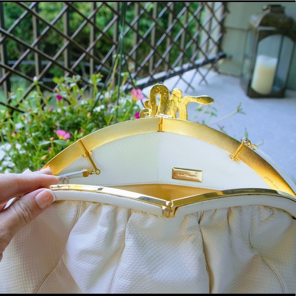 Rare Vintage Judith Leiber Lizard Skin - Picture 3 of 8